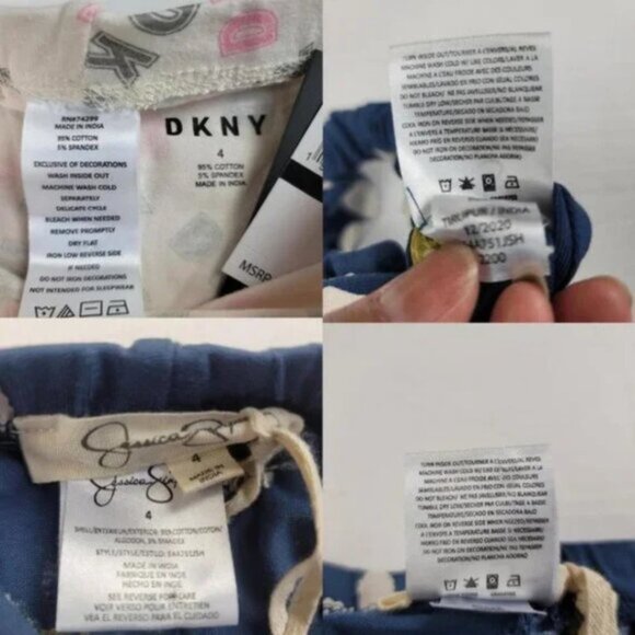 Jessica Simpson & DKNY Girls Leggings Bundle Size 4 - Picture 16 of 16